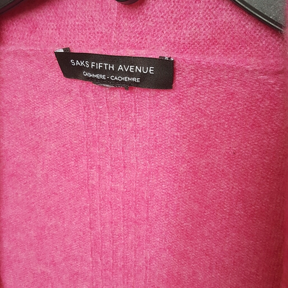 Cashmere Cardigan Saks Fifth Avenue Black Label - Picture 7 of 13